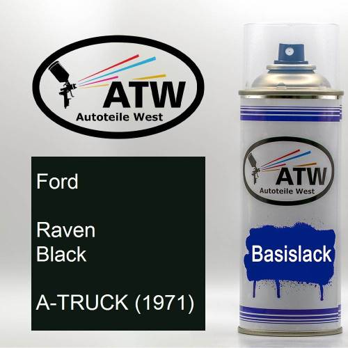 Ford, Raven Black, A-TRUCK (1971): 400ml Sprühdose, von ATW Autoteile West.